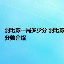 羽毛球一局多少分 羽毛球一局的分数介绍