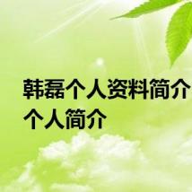 韩磊个人资料简介 韩磊个人简介