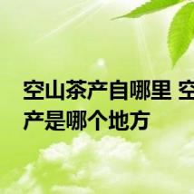 空山茶产自哪里 空山茶产是哪个地方