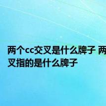 两个cc交叉是什么牌子 两个cc交叉指的是什么牌子