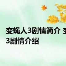 变蝇人3剧情简介 变蝇人3剧情介绍