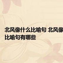北风像什么比喻句 北风像什么的比喻句有哪些