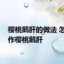 樱桃鹅肝的做法 怎样制作樱桃鹅肝