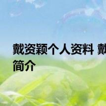 戴资颖个人资料 戴资颖简介