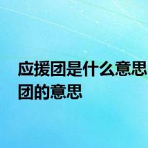 应援团是什么意思 应援团的意思