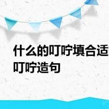 什么的叮咛填合适的词 叮咛造句