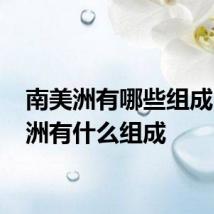 南美洲有哪些组成 南美洲有什么组成