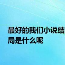最好的我们小说结局 结局是什么呢