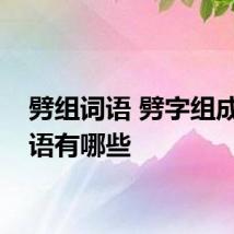 劈组词语 劈字组成的词语有哪些