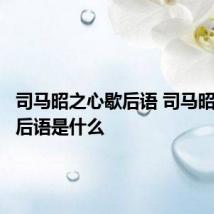 司马昭之心歇后语 司马昭之心歇后语是什么