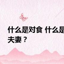 什么是对食 什么是对食夫妻？