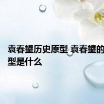 袁春望历史原型 袁春望的历史原型是什么