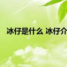 冰仔是什么 冰仔介绍