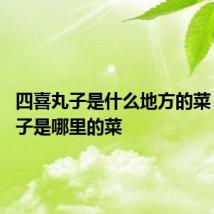 四喜丸子是什么地方的菜 四喜丸子是哪里的菜