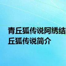 青丘狐传说阿绣结局 青丘狐传说简介