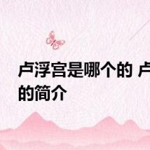 卢浮宫是哪个的 卢浮宫的简介