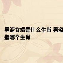 男盗女娼是什么生肖 男盗女娼是指哪个生肖