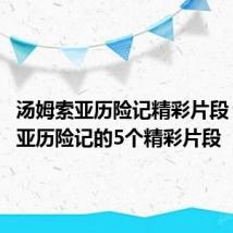 汤姆索亚历险记精彩片段 汤姆索亚历险记的5个精彩片段