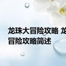 龙珠大冒险攻略 龙珠大冒险攻略简述