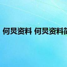 何炅资料 何炅资料简介