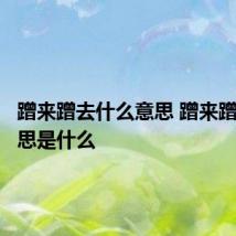 蹭来蹭去什么意思 蹭来蹭去的意思是什么