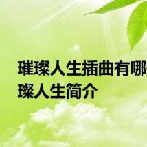 璀璨人生插曲有哪些 璀璨人生简介