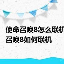 使命召唤8怎么联机 使命召唤8如何联机