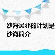 沙海吴邪的计划是什么 沙海简介