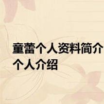 童蕾个人资料简介 童蕾个人介绍