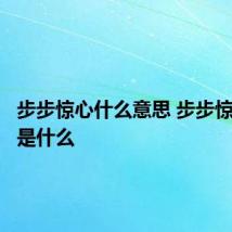 步步惊心什么意思 步步惊心指的是什么