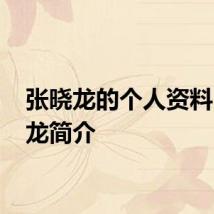 张晓龙的个人资料 张晓龙简介