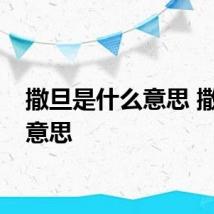 撒旦是什么意思 撒旦的意思