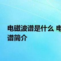 电磁波谱是什么 电磁波谱简介