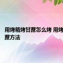 用烤箱烤甘蔗怎么烤 用烤箱烤甘蔗方法