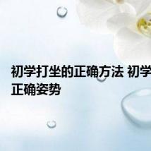 初学打坐的正确方法 初学打坐的正确姿势