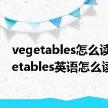 vegetables怎么读 vegetables英语怎么读