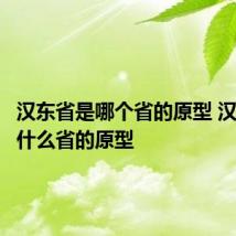 汉东省是哪个省的原型 汉东省是什么省的原型