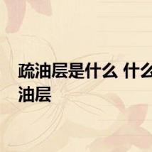 疏油层是什么 什么是疏油层