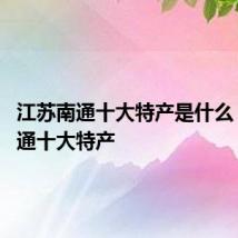江苏南通十大特产是什么 江苏南通十大特产