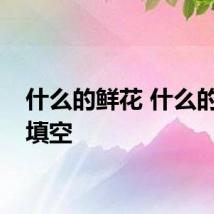 什么的鲜花 什么的鲜花填空
