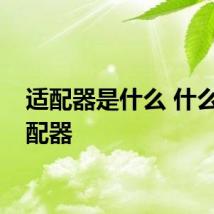 适配器是什么 什么是适配器