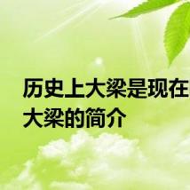 历史上大梁是现在哪里 大梁的简介