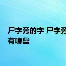 尸字旁的字 尸字旁的字有哪些