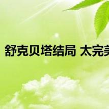 舒克贝塔结局 太完美了