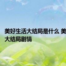 美好生活大结局是什么 美好生活大结局剧情