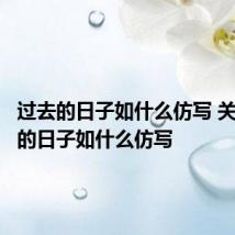 过去的日子如什么仿写 关于过去的日子如什么仿写