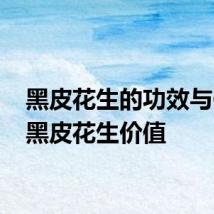黑皮花生的功效与作用 黑皮花生价值