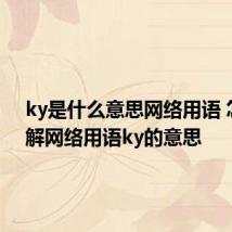 ky是什么意思网络用语 怎么理解网络用语ky的意思