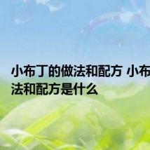 小布丁的做法和配方 小布丁的做法和配方是什么
