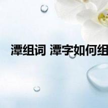 潭组词 潭字如何组词
